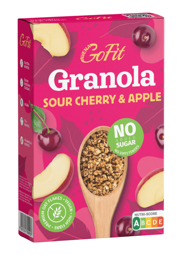 Gluten-Free Cherry and Apple Granola, No Added Sugar or Sweeteners