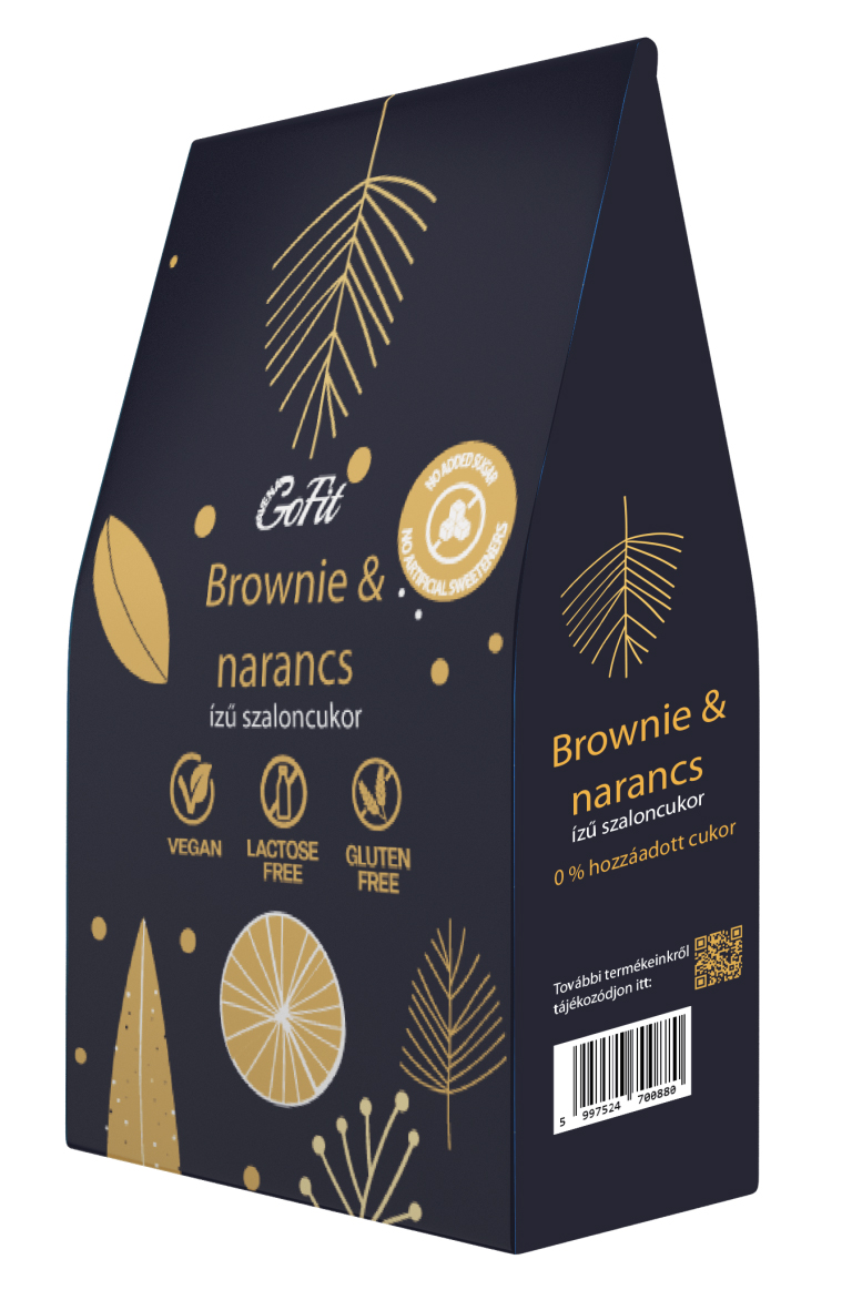 Gluten-Free Brownie & Orange Flavored Fondant Candy