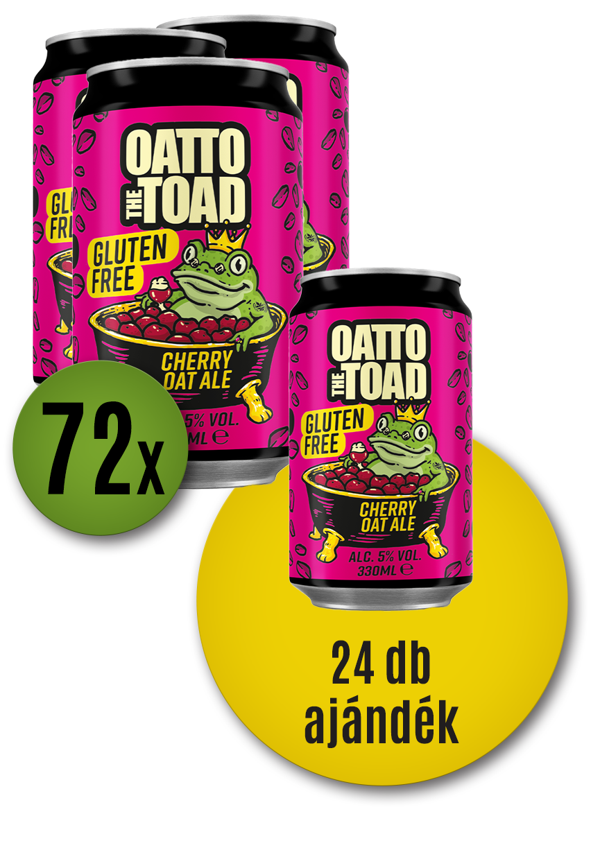 OATTO THE TOAD – CHERRY OAT ALE - 3 + 1 zsugor