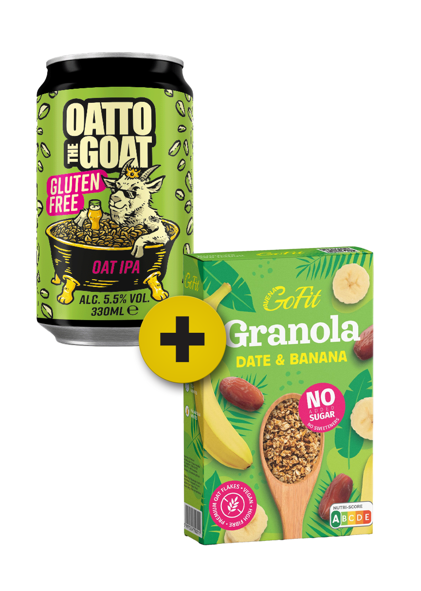 OATTO THE GOAT – OAT IPA + Datolyás banános granola